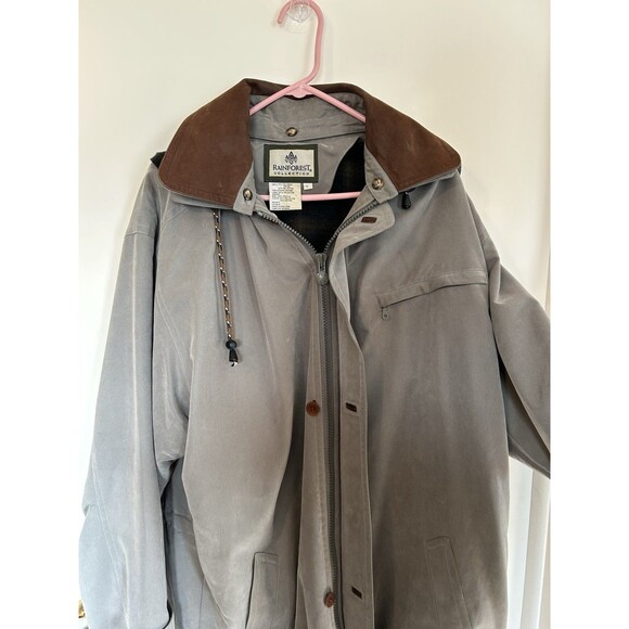 Vintage Rainforest Collection Barn Coat Men’s Large Beige warm utility field - Picture 13 of 16
